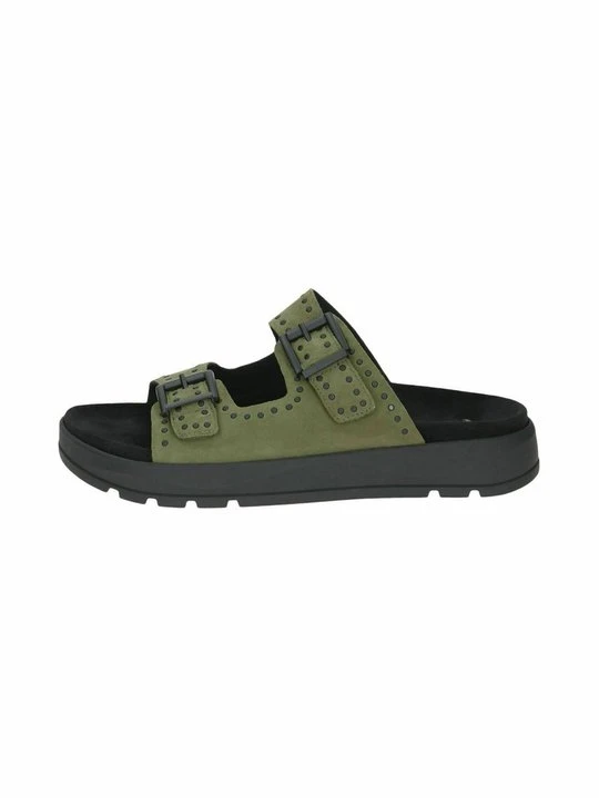 Zdjęcie produktu Klapki płaskie Caprice khaki