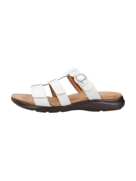 Zdjęcie produktu Klapki płaskie Clarks biały