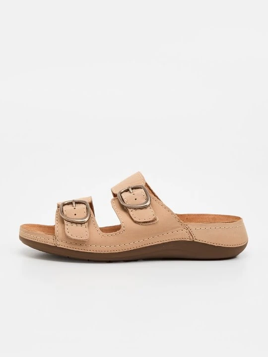 Zdjęcie produktu Klapki płaskie Clarks beżowy