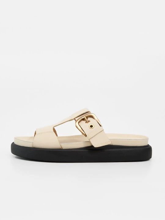 Zdjęcie produktu Klapki płaskie Clarks biały