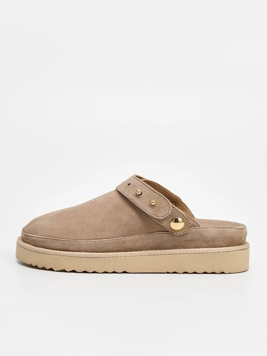 Zdjęcie produktu Klapki płaskie Copenhagen Shoes beżowy