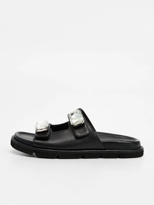 Zdjęcie produktu Klapki płaskie Copenhagen Shoes czarny