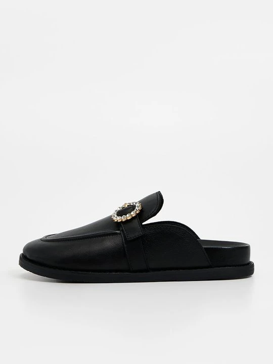 Zdjęcie produktu Klapki płaskie Copenhagen Shoes czarny