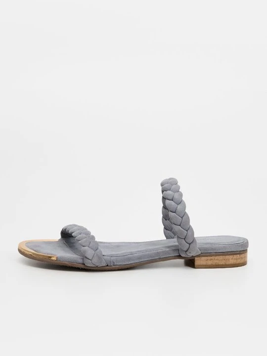 Zdjęcie produktu Klapki płaskie Copenhagen Shoes jasnoszary