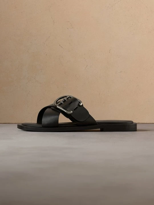 Zdjęcie produktu Klapki płaskie Copenhagen Shoes czarny