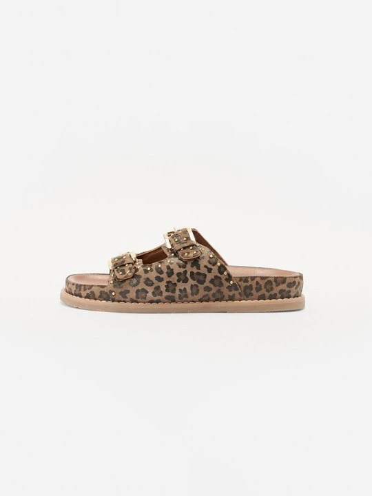 Zdjęcie produktu Klapki płaskie Copenhagen Shoes brązowy