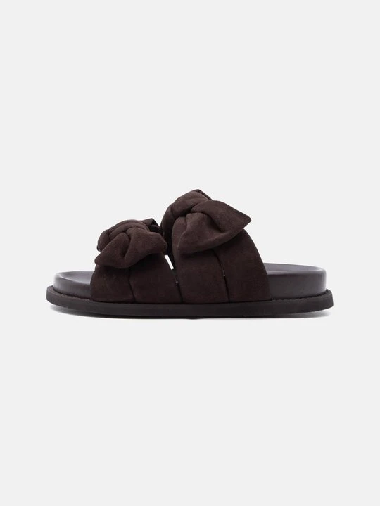 Zdjęcie produktu Klapki płaskie Copenhagen Shoes ciemnobrązowy
