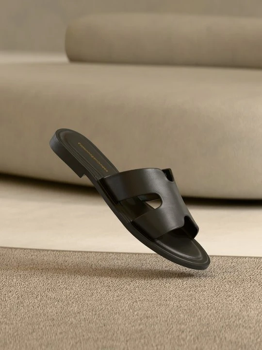 Zdjęcie produktu Klapki płaskie Copenhagen Shoes czarny