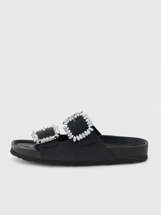 Zdjęcie produktu Klapki płaskie Copenhagen Shoes czarny
