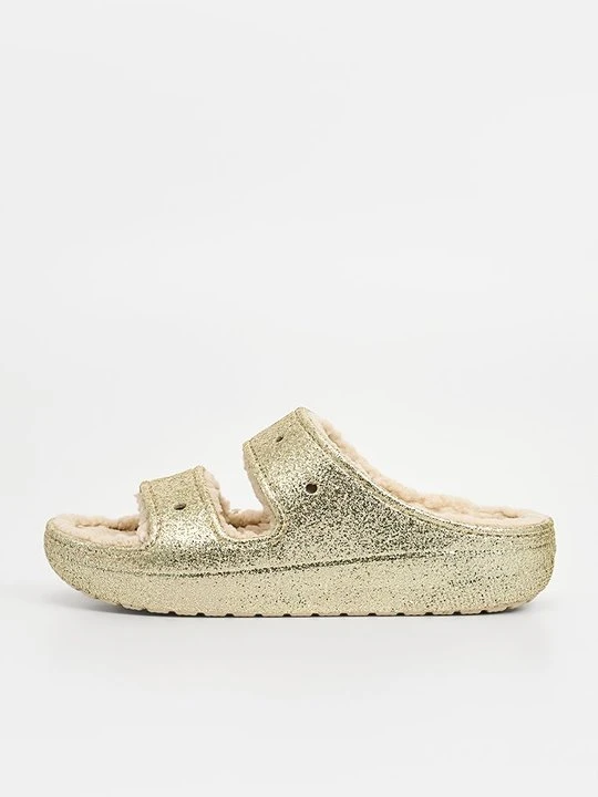 Zdjęcie produktu Klapki płaskie Crocs srebrny