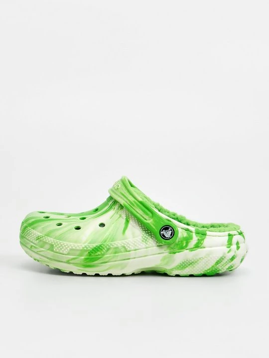 Zdjęcie produktu Klapki płaskie Crocs zielony