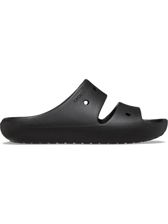 Zdjęcie produktu Klapki płaskie Crocs metaliczna czerń