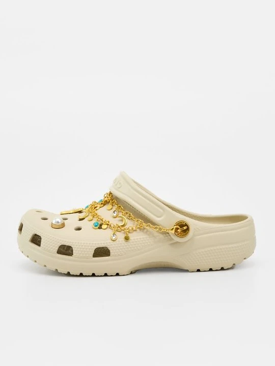 Zdjęcie produktu Klapki płaskie Crocs beżowy
