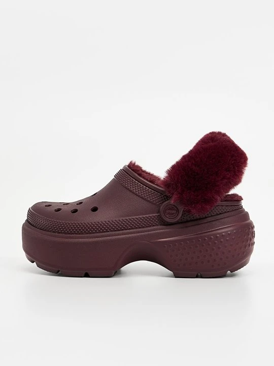 Zdjęcie produktu Klapki płaskie Crocs bordowy