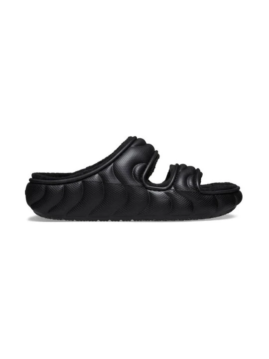 Zdjęcie produktu Klapki płaskie Crocs metaliczna czerń