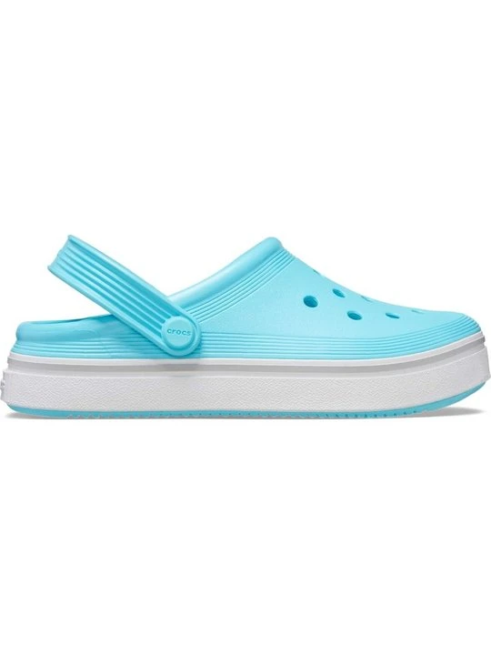 Zdjęcie produktu Klapki płaskie Crocs niebieski neon