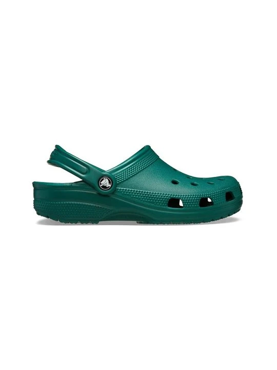 Zdjęcie produktu Klapki płaskie Crocs ciemnozielony melanż