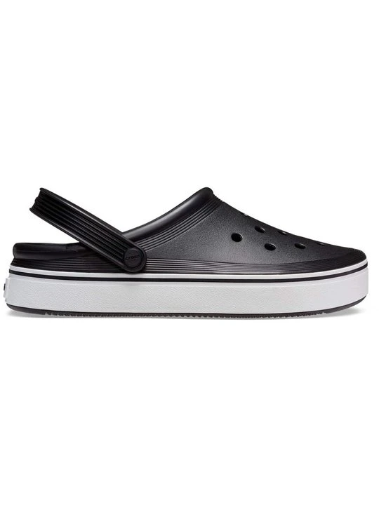 Zdjęcie produktu Klapki płaskie Crocs metaliczna czerń