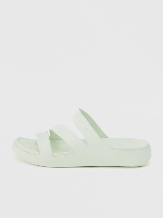 Zdjęcie produktu Klapki płaskie Crocs miętowy