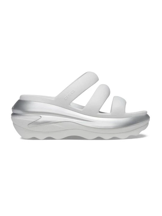 Zdjęcie produktu Klapki płaskie Crocs srebrny
