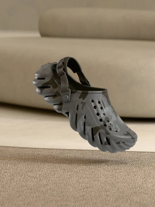 Zdjęcie produktu Klapki płaskie Crocs szary