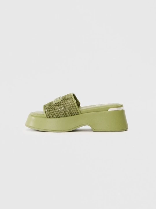 Zdjęcie produktu Klapki płaskie DKNY oliwkowy