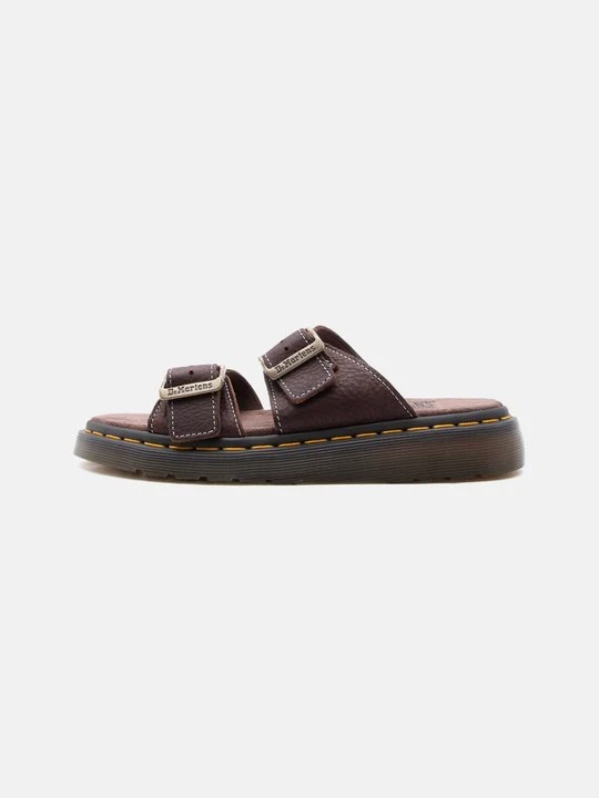 Zdjęcie produktu Klapki płaskie Dr. Martens ciemnobrązowy