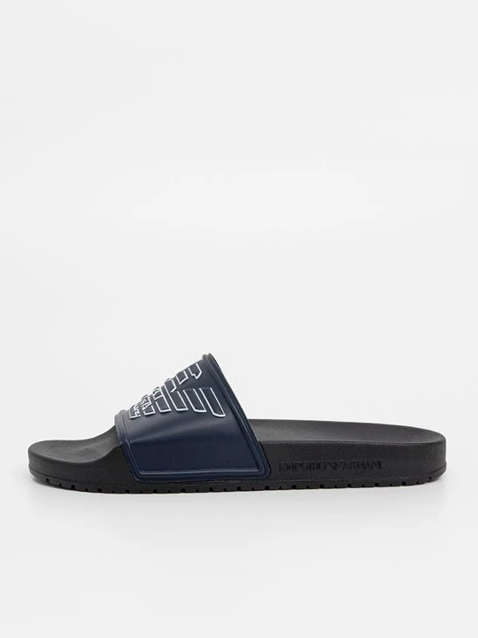 Zdjęcie produktu Klapki płaskie Emporio Armani granatowy