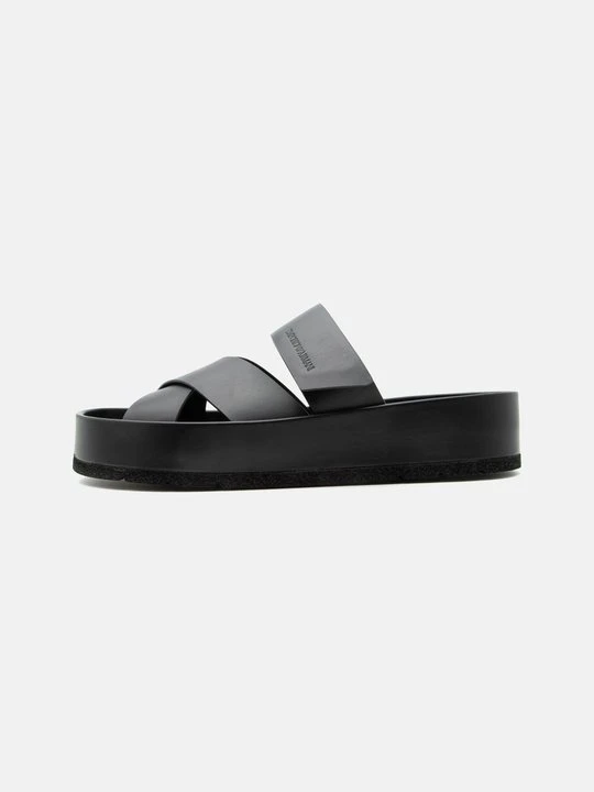 Zdjęcie produktu Klapki płaskie Emporio Armani czarny