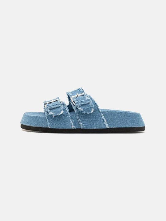 Zdjęcie produktu Klapki płaskie Even&Odd niebieski denim
