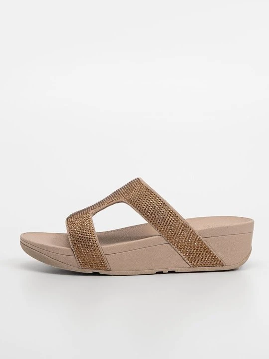 Zdjęcie produktu Klapki płaskie FitFlop złoty