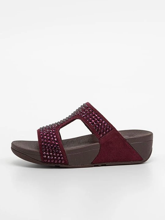 Zdjęcie produktu Klapki płaskie FitFlop jagodowy