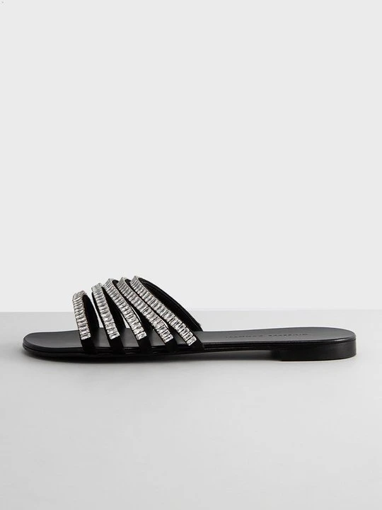 Zdjęcie produktu Klapki płaskie Giuseppe Zanotti czarny