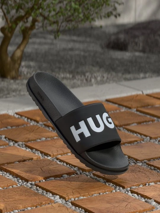 Zdjęcie produktu Klapki płaskie Hugo czarny