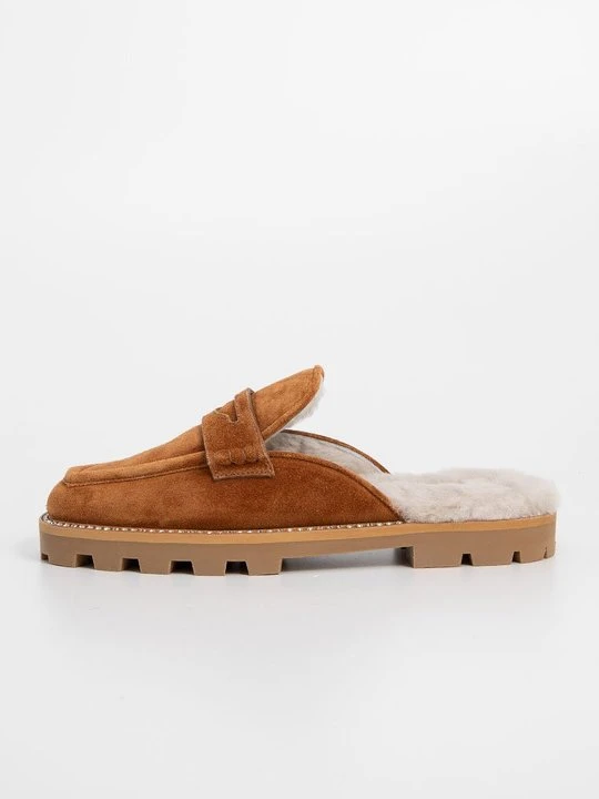 Zdjęcie produktu Klapki płaskie Jimmy Choo brązowy