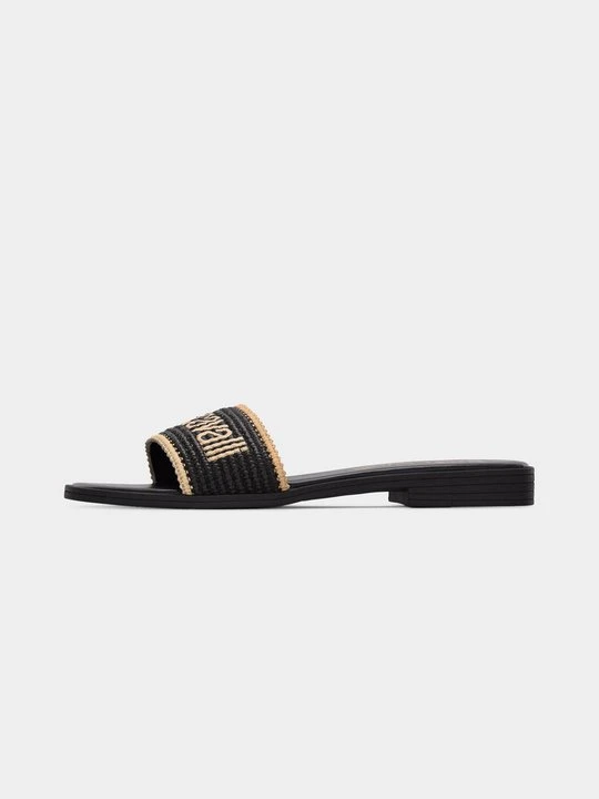 Zdjęcie produktu Klapki płaskie Just Cavalli czarny