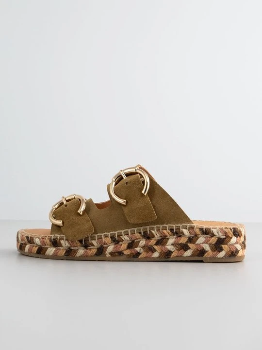 Zdjęcie produktu Klapki płaskie Kanna khaki