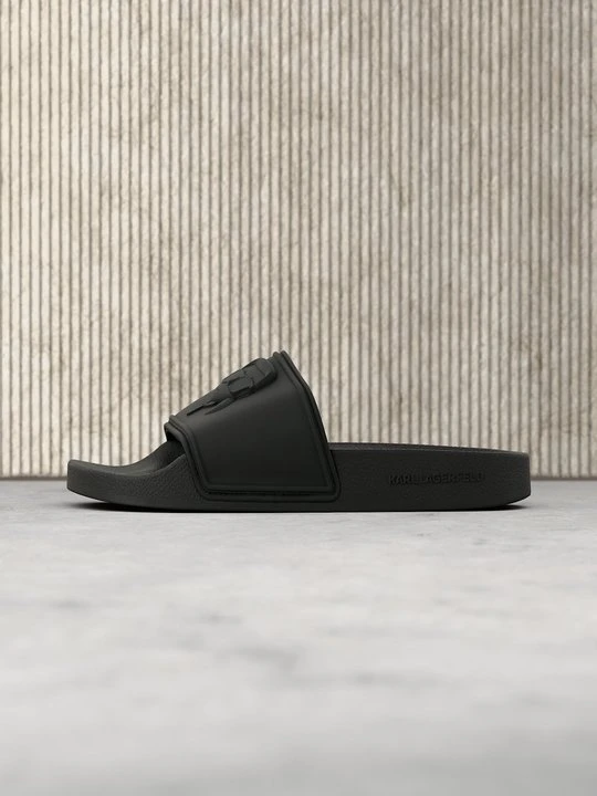 Zdjęcie produktu Klapki płaskie KARL LAGERFELD czarny
