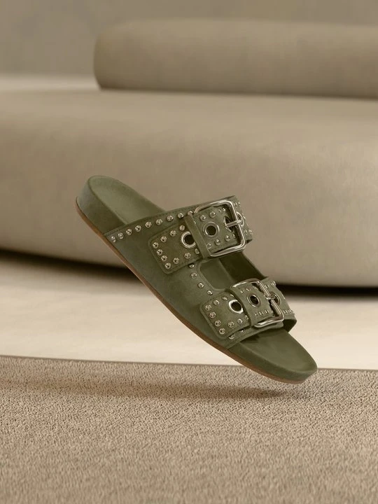 Zdjęcie produktu Klapki płaskie Kennel & Schmenger khaki