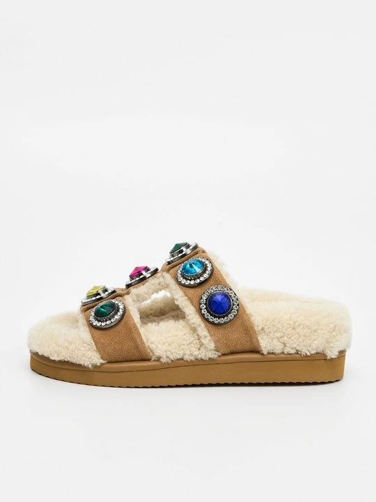 Zdjęcie produktu Klapki płaskie Kurt Geiger beżowy