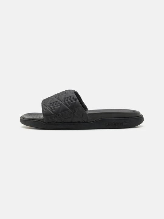 Zdjęcie produktu Klapki płaskie Lacoste czarny
