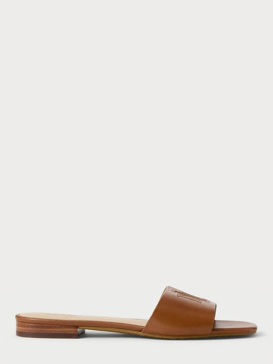 Zdjęcie produktu Klapki płaskie Lauren Ralph Lauren tan