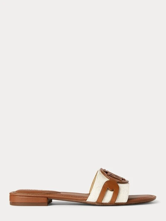 Zdjęcie produktu Klapki płaskie Lauren Ralph Lauren tan