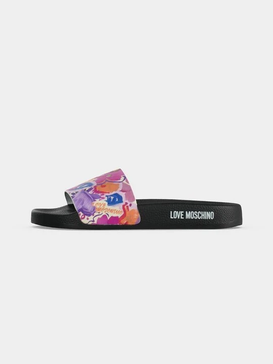 Zdjęcie produktu Klapki płaskie LOVE MOSCHINO różowy