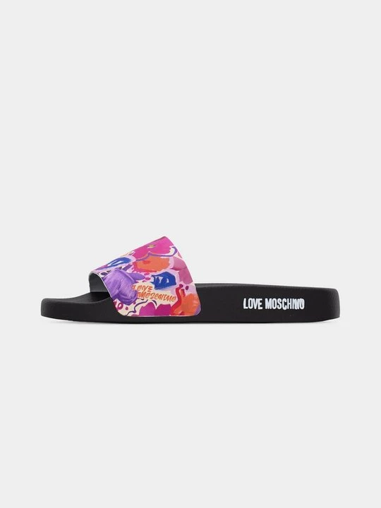 Zdjęcie produktu Klapki płaskie LOVE MOSCHINO różowy