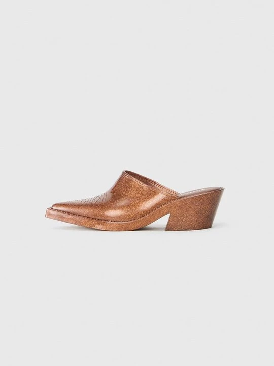 Zdjęcie produktu Klapki płaskie Melissa brązowy