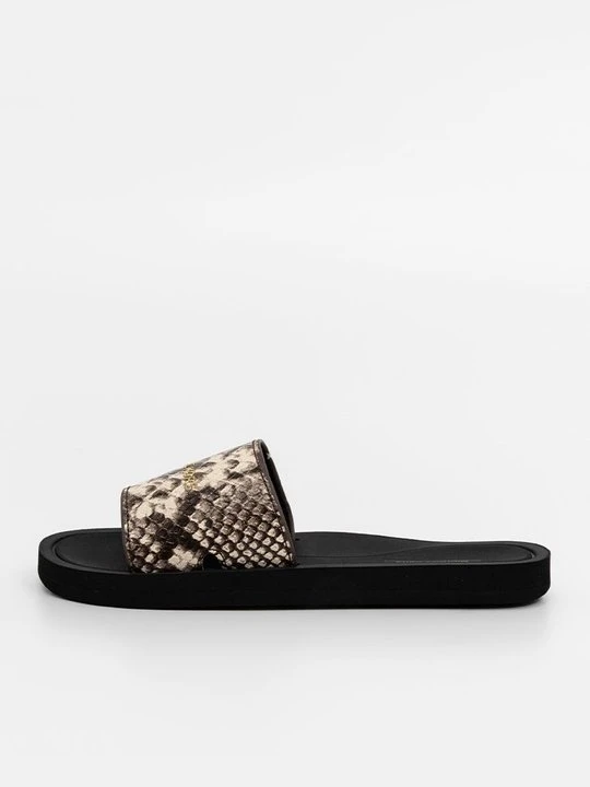 Zdjęcie produktu Klapki płaskie Michael Kors beżowy