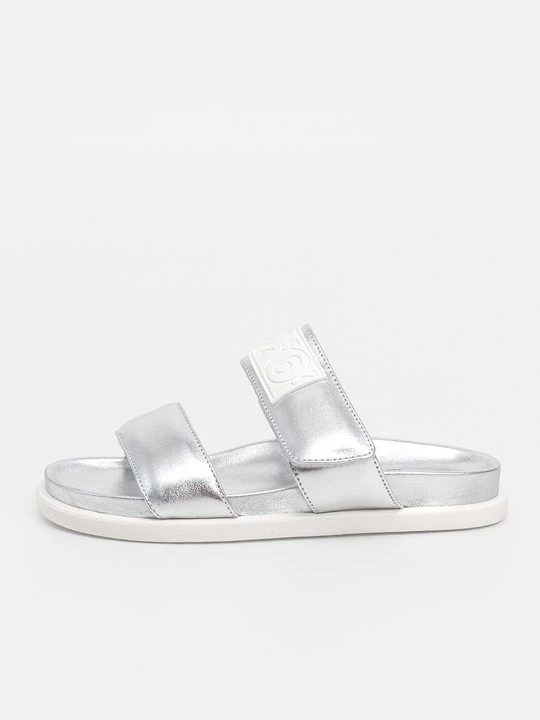 Zdjęcie produktu Klapki płaskie MM6 Maison Margiela srebrny