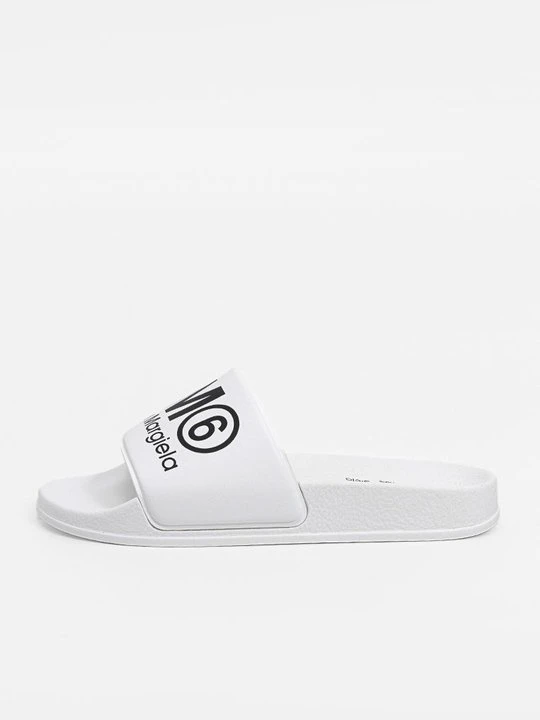 Zdjęcie produktu Klapki płaskie MM6 Maison Margiela biały