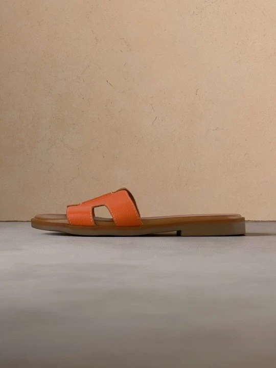 Zdjęcie produktu Klapki płaskie Pavement pomarańczowy